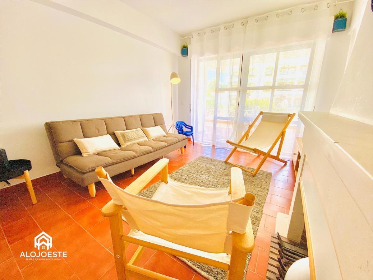 Agua A Vista - Apto Com 2 Quartos E Piscina Ericeira Bagian luar foto